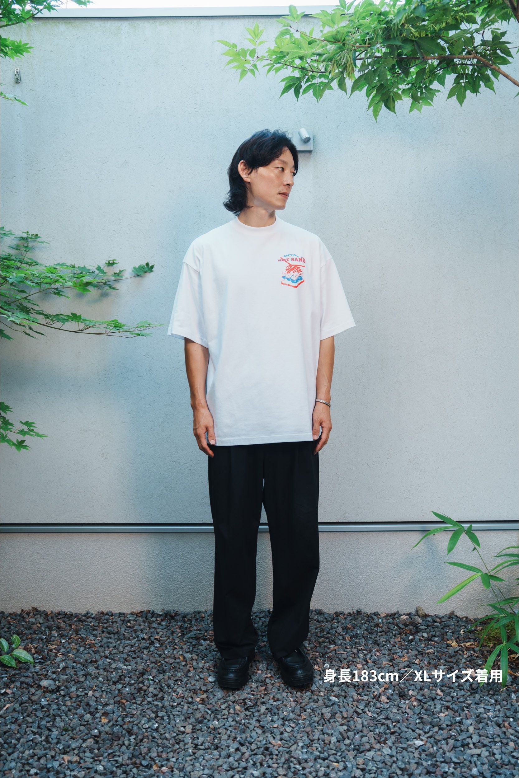 ホットサンド T-shirt（Black）