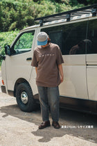 森の蝶 T-shirt（Brown）