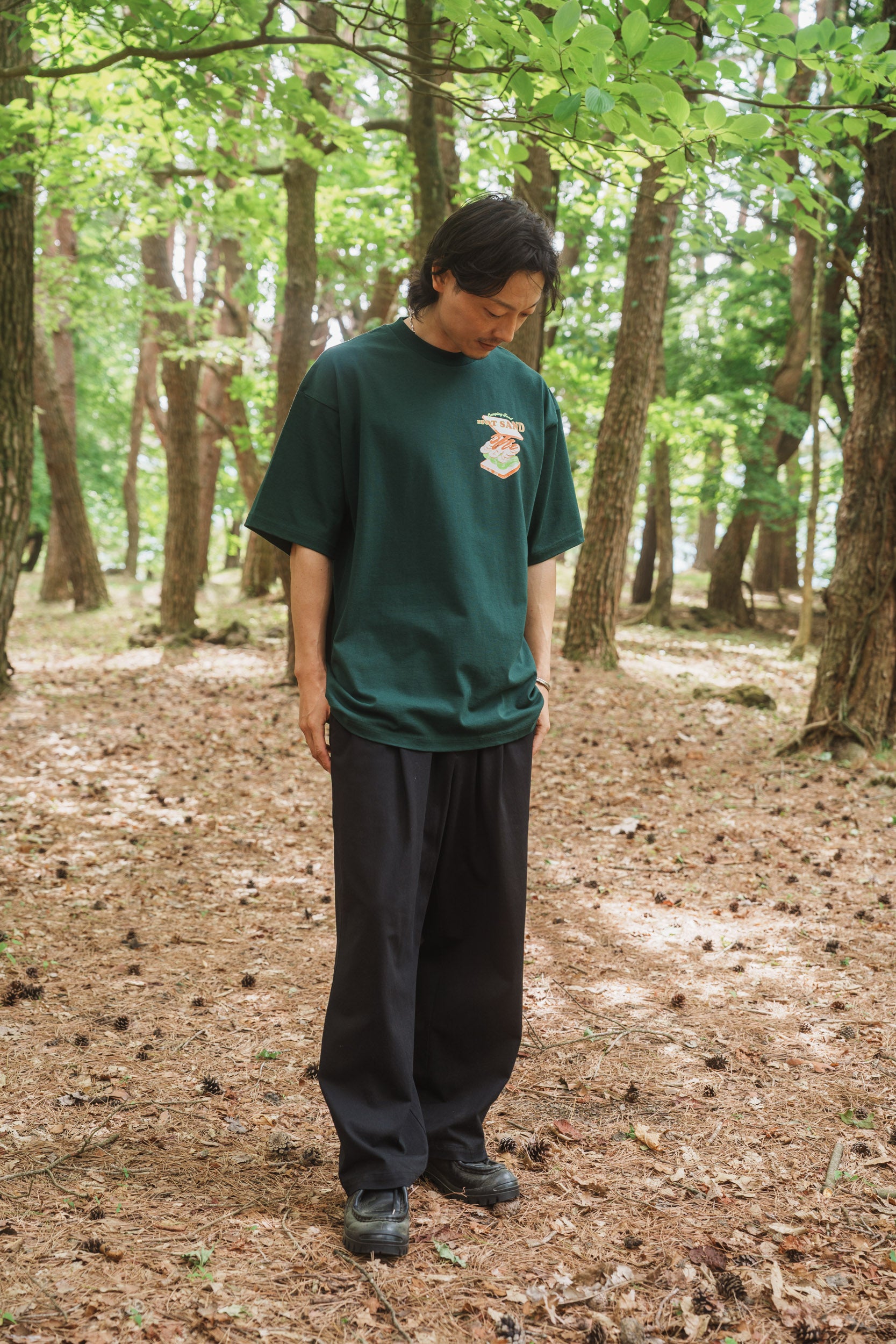 ホットサンド T-shirt（Green）