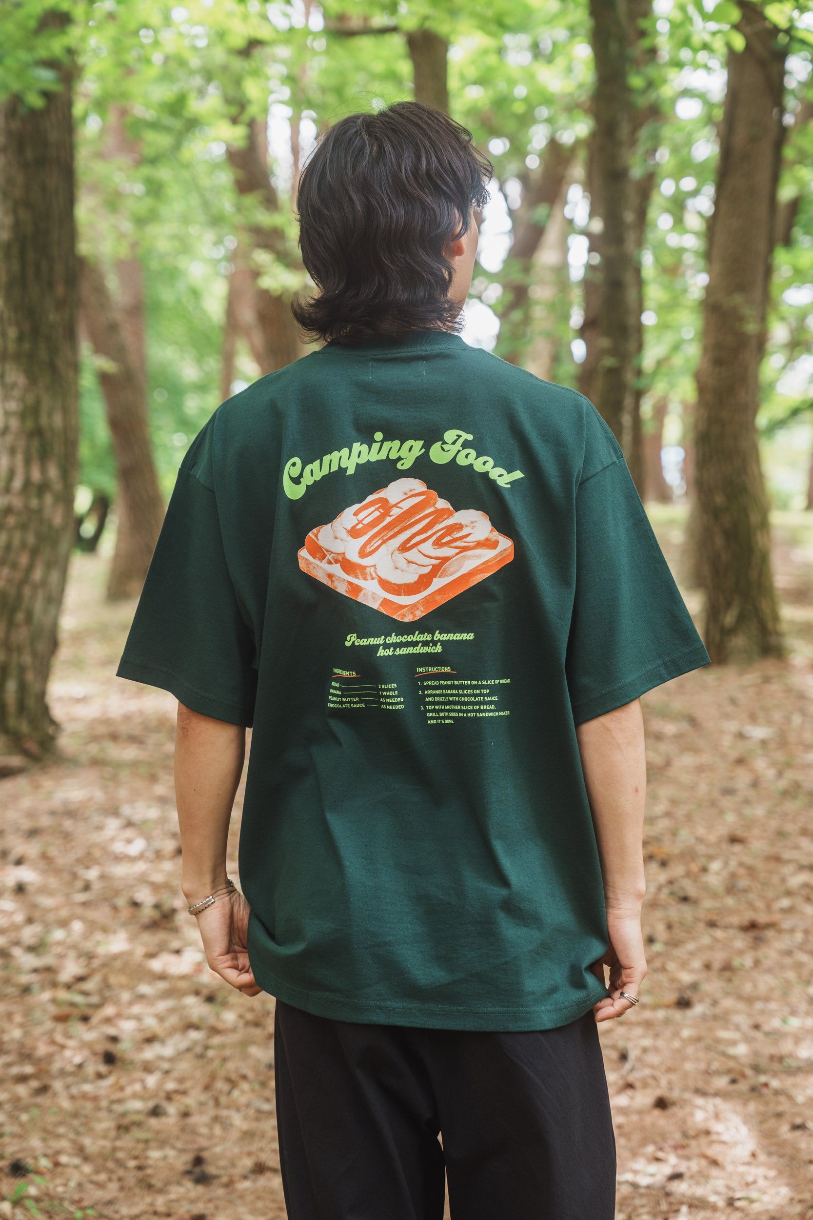 ホットサンド T-shirt（Green）
