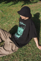 森の苔 T-shirt（Black）