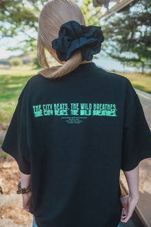 森の苔 T-shirt（Black）