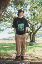 森の苔 T-shirt（Black）