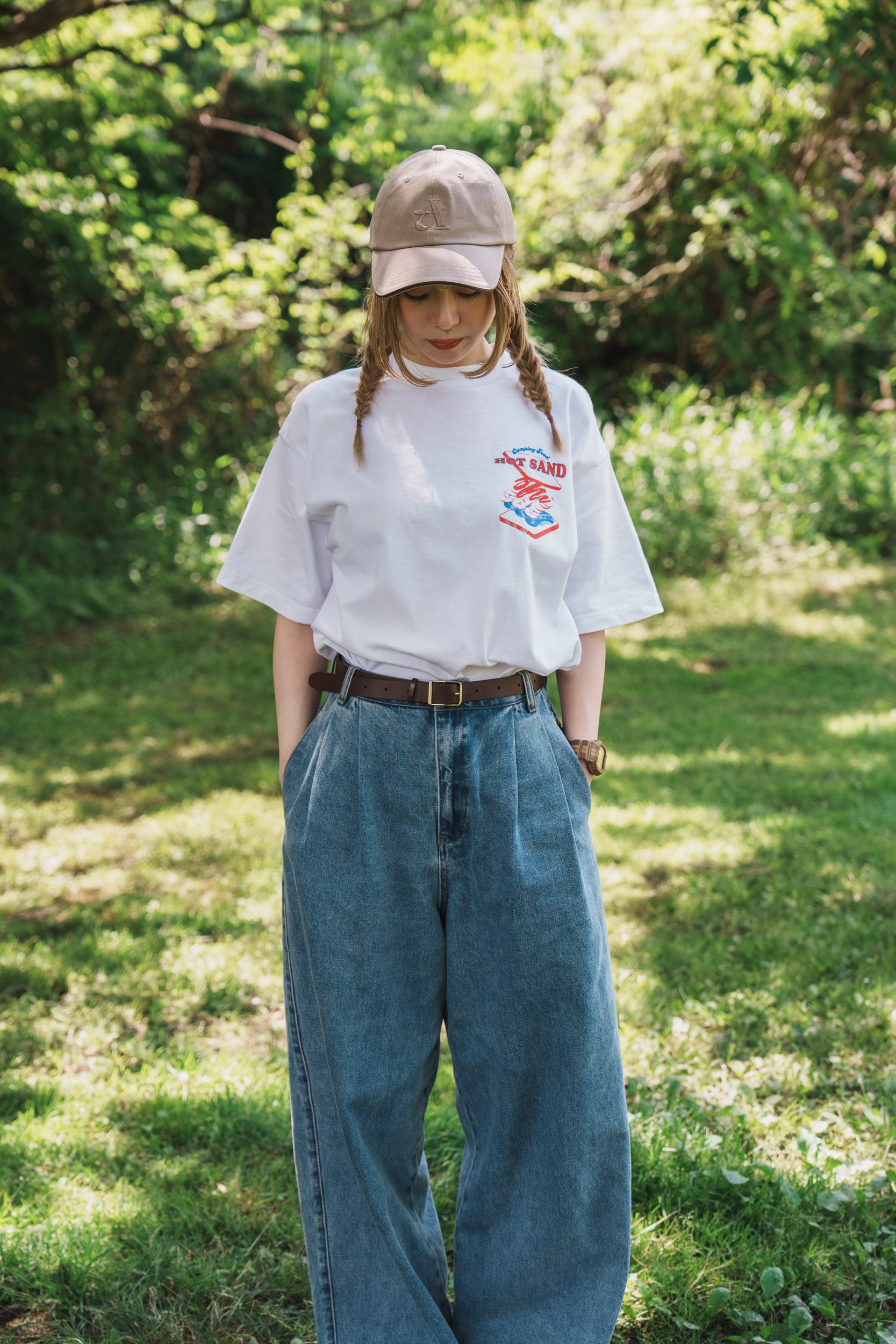 ホットサンド T-shirt（White）