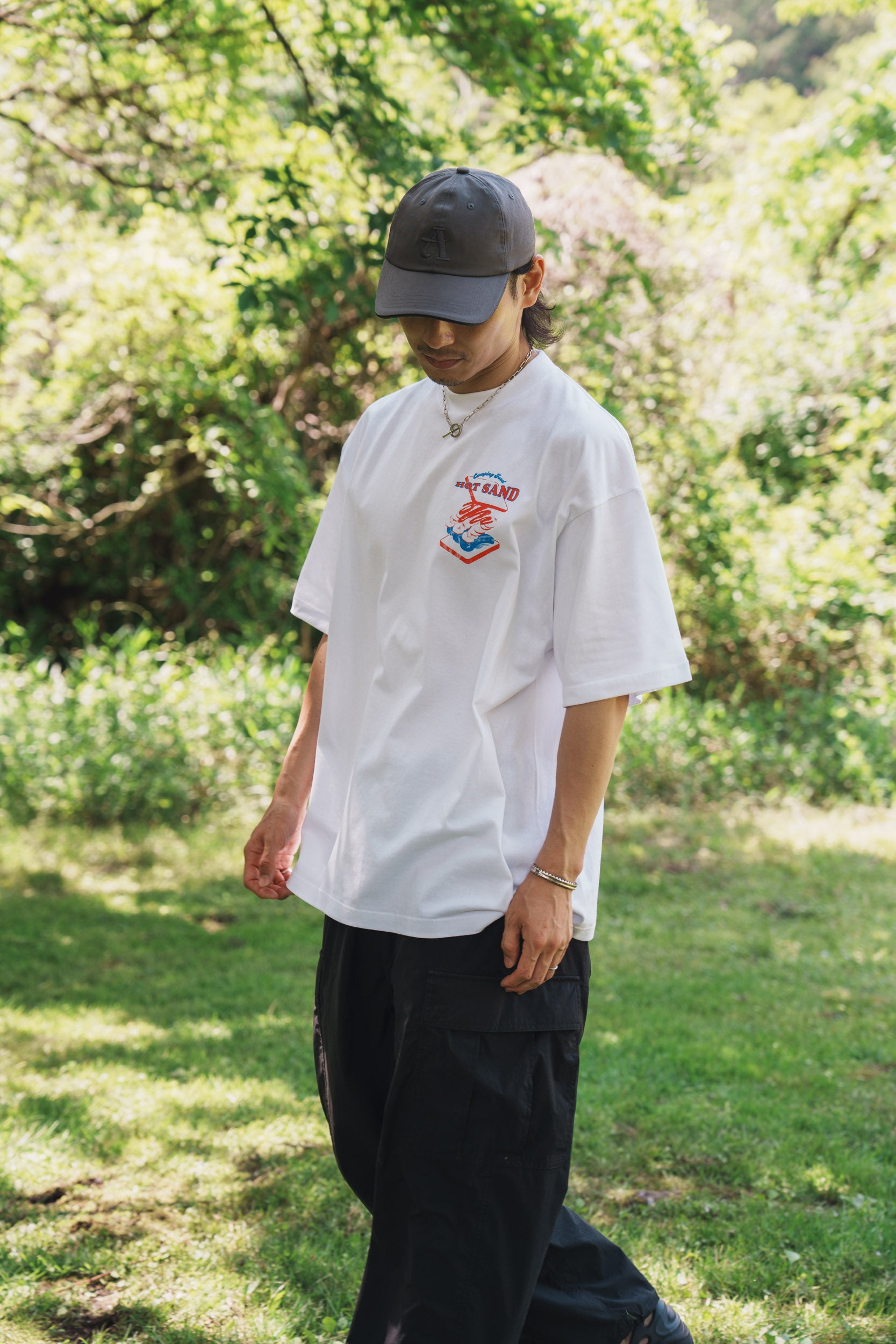 ホットサンド T-shirt（White）