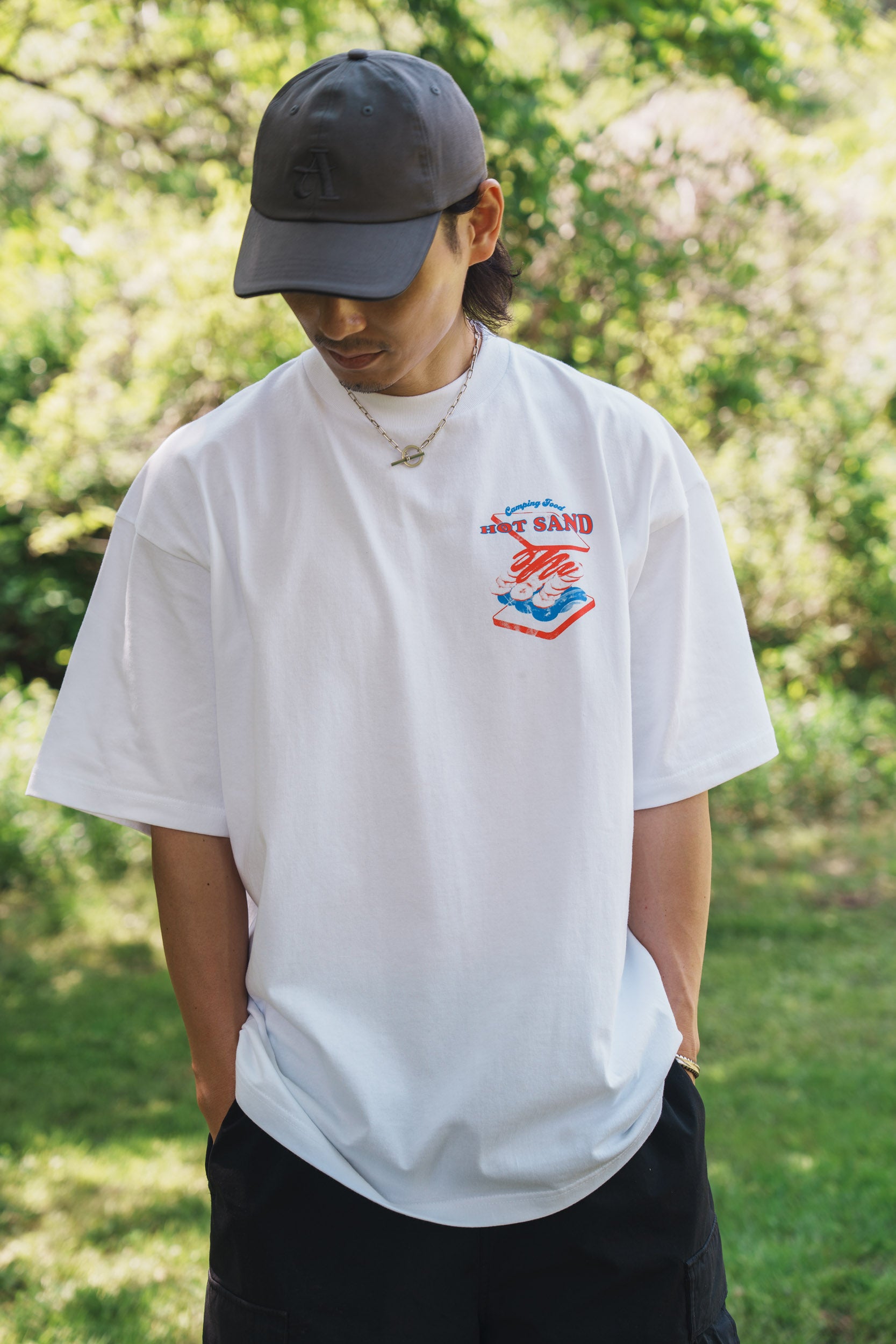 ホットサンド T-shirt（White）
