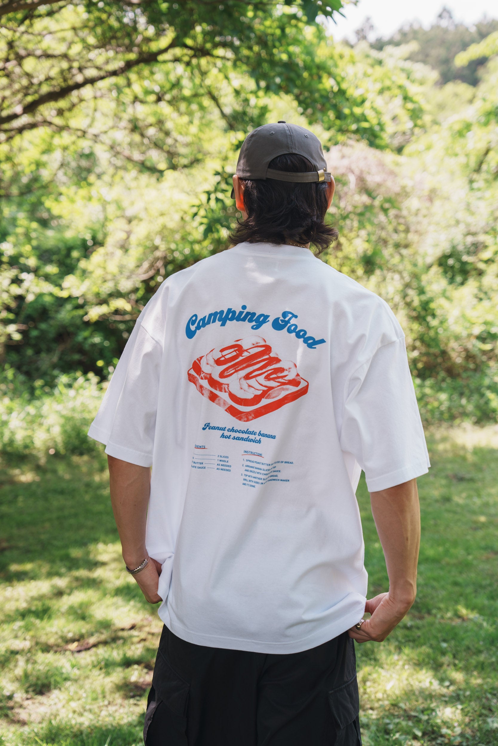 ホットサンド T-shirt（White）