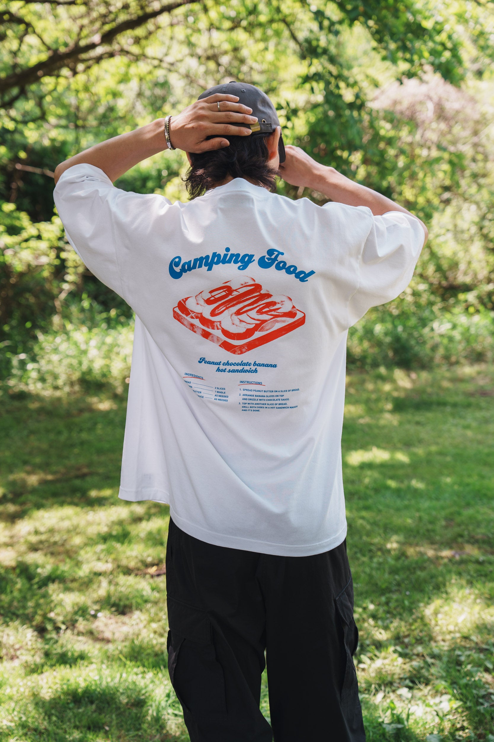 ホットサンド T-shirt（White）