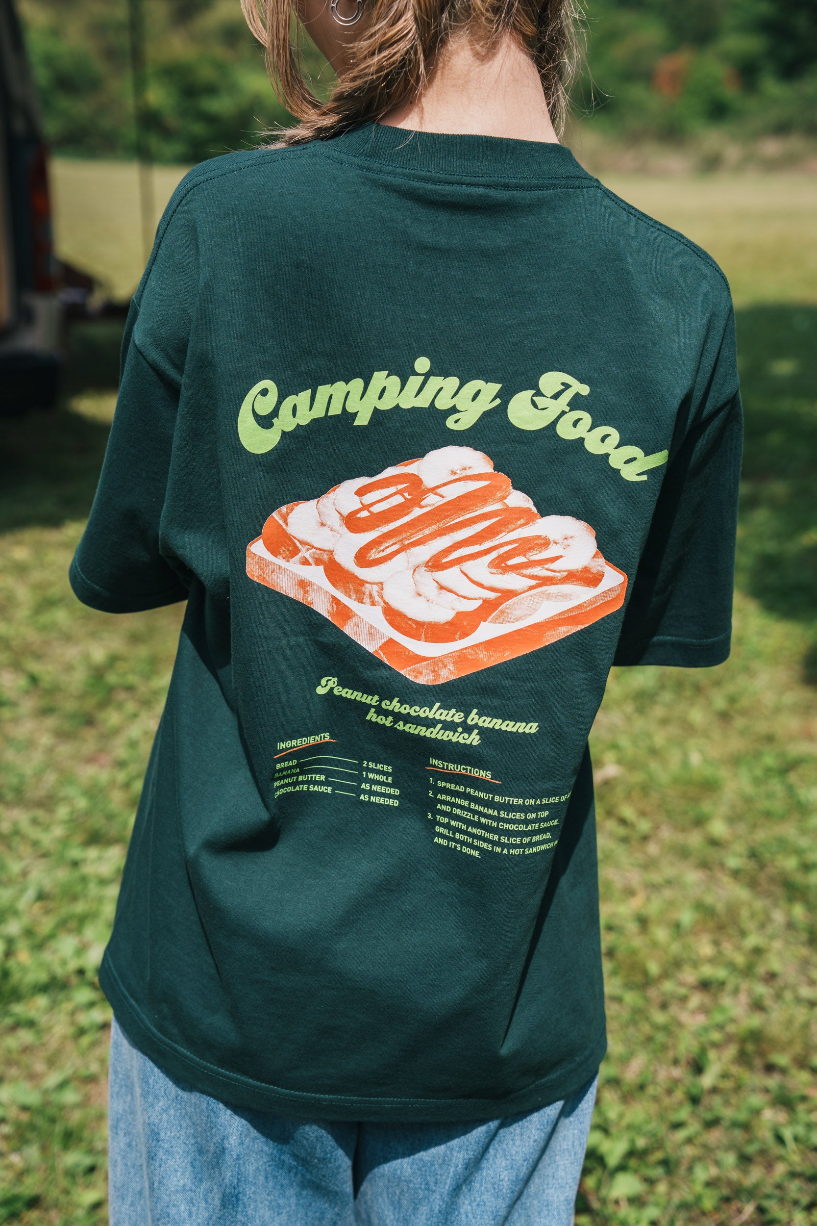 ホットサンド T-shirt（Green）