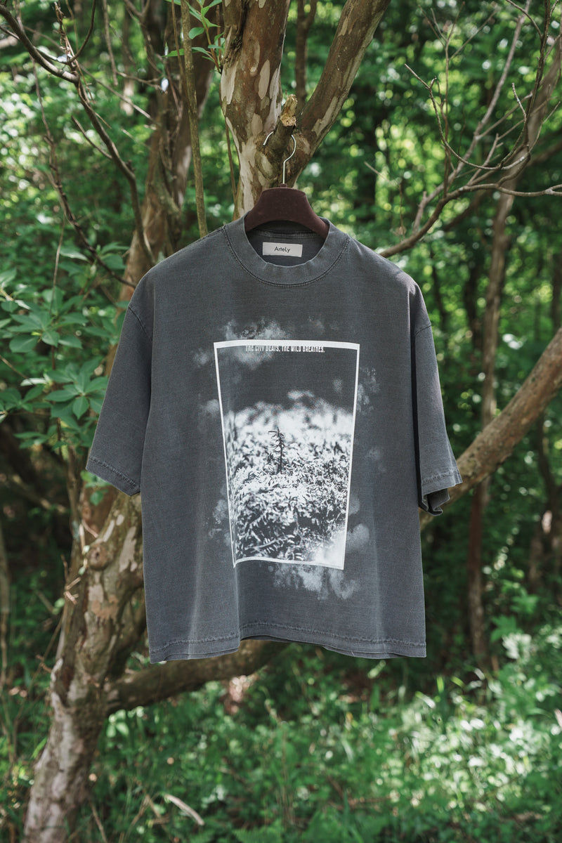 森の苔 T-shirt（Gray）