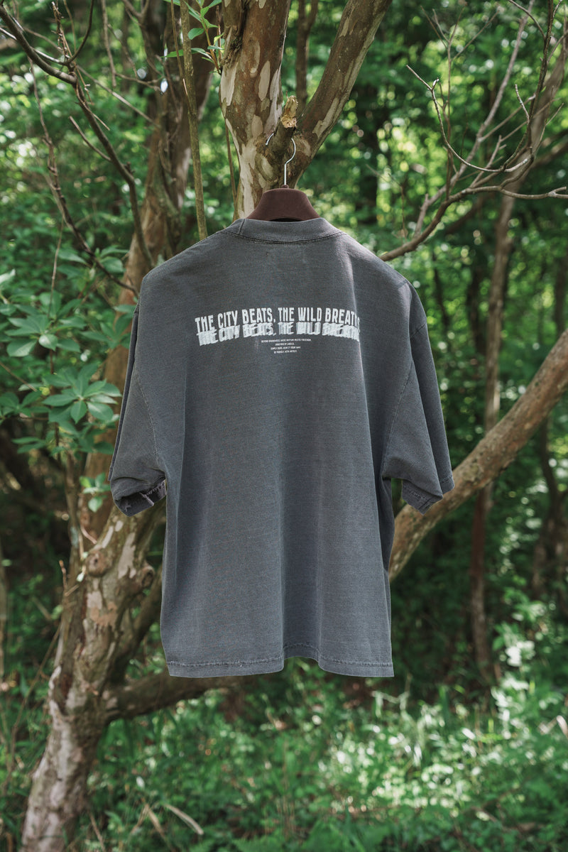 森の苔 T-shirt（Gray）