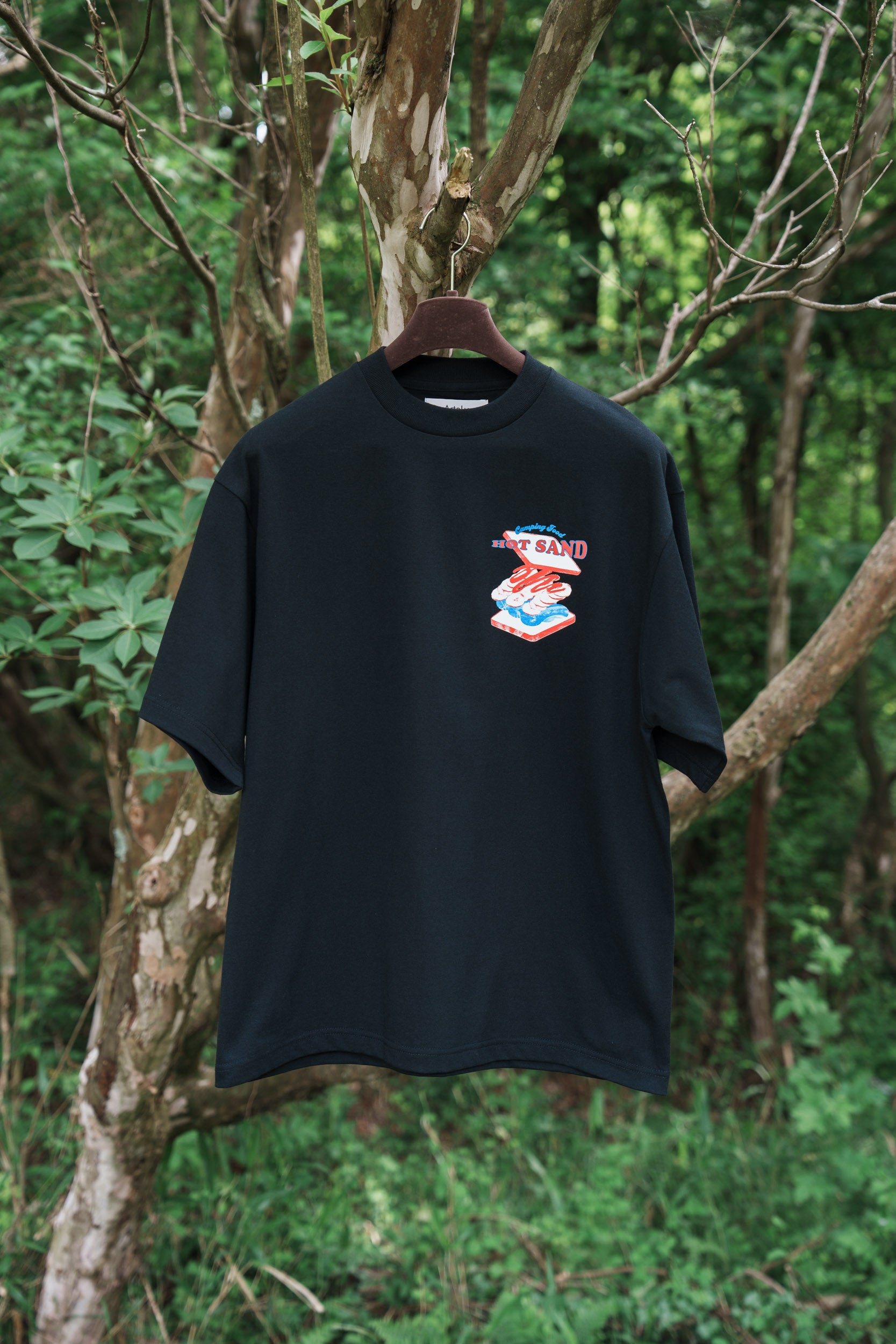 ホットサンド T-shirt（Black）