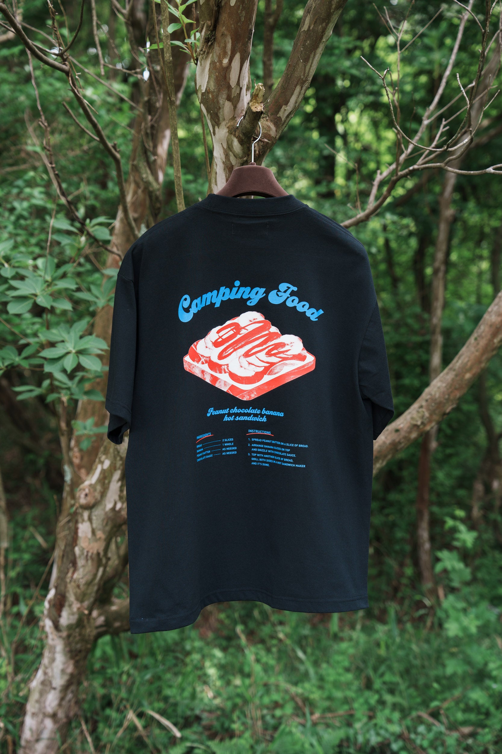 ホットサンド T-shirt（Black）