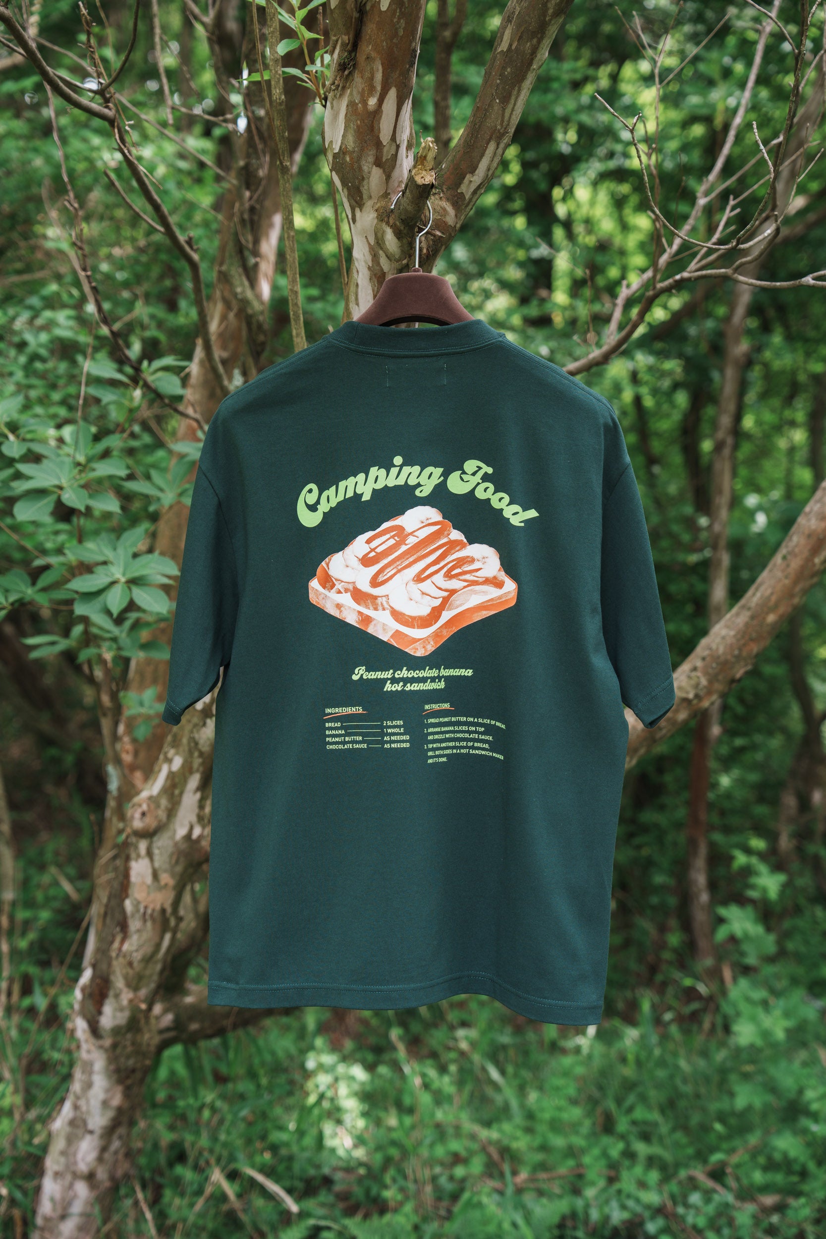 ホットサンド T-shirt（Green）