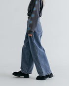 Tack Wide Denim Pants